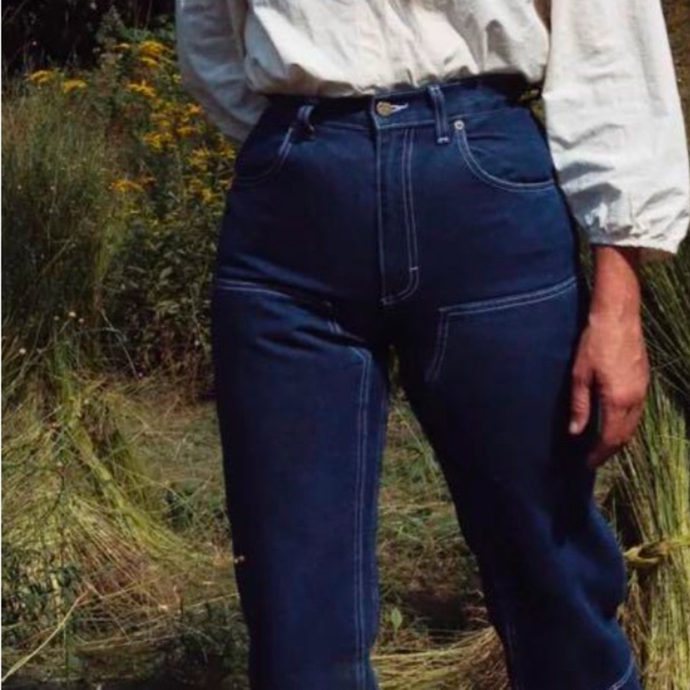 Women's Dark Blue Jeans